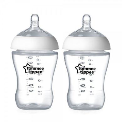 Пляшка для годування Tommee Tippee Closer to Nature Ultra 2 х 260 мл 42420276, Білий