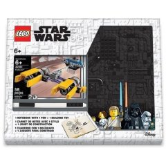 Подарунковий набір Star Wars з блокнотом, ручкою, мініфігуркою Podracer LEGO 4005063-52527