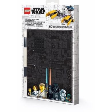Подарочный набор Star Wars с блокнотом, ручкой, минифигурки Podracer LEGO 4005063-52527