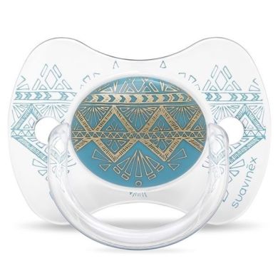Пустушка Couture фізіологічна +18 місяців, блакитна Suavinex 304231, Блакитний, 1
