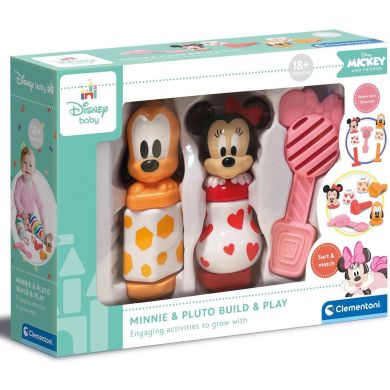 Развивающая игрушка Clementoni Minnie & Pluto Build & Play, серия Disney Baby Clementoni 17842