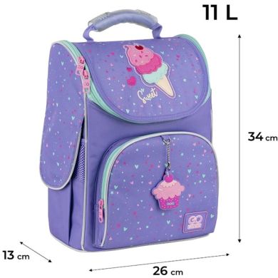 Рюкзак GoPack Education каркасний S (115 - 130 см) Summer Ice Cream GO25-5001S-2