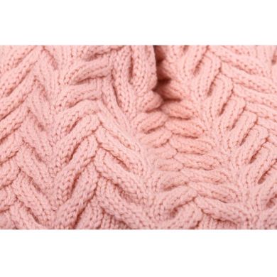 Шапка детская-бини Reima Talvio с пампоном из искусственного меха розовая 56/58 538103