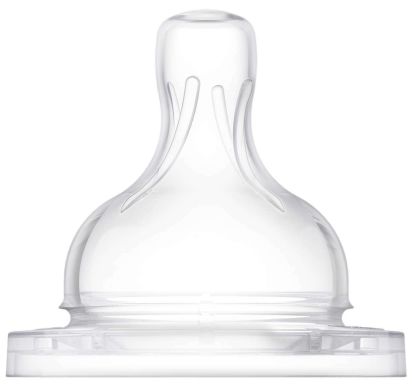 Соска силиконовая Classic+ медленный поток 2шт 1+ Avent SCF632/27, 2