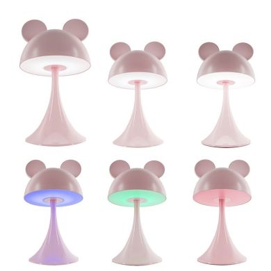 Світильник-нічник LED з акумулятором Simple Mouse, рожевий Kite K25-317-2-2