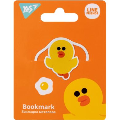 Закладка металева YES Line Friends 707833