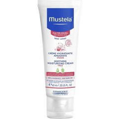 Зволожуючий крем для чутливої шкіри обличчя MUSTELA (Мустела), Soothing moisturising cream, 40 мл 8703239 3504105029982