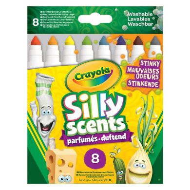 Silly Scents Набор фломастеров Шутник (washable), с ароматом 8 шт Crayola 256346.012