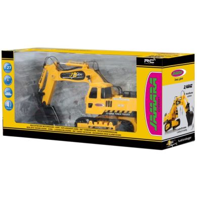 Екскаватор на радіокеруванні J-Matic 1:27 2,4GHz 4+2 канали, жовтий Jamara 404920