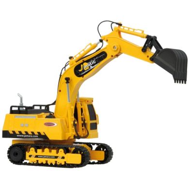 Екскаватор на радіокеруванні J-Matic 1:27 2,4GHz 4+2 канали, жовтий Jamara 404920