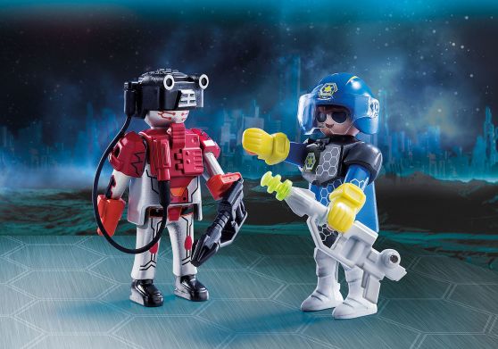 Фігурки Playmobil Космічний поліцейський і злодій 70080