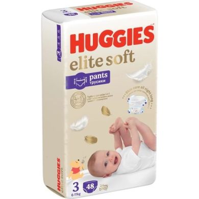Huggies pant трусики-підгузки Elite Soft Pants 3 48 шт 5029053549293 2659711, M