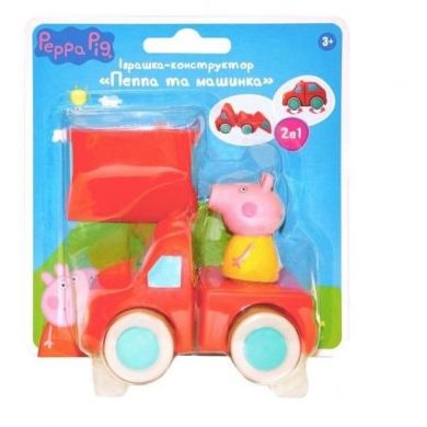 Іграшка-конструктор для ванни Пеппа та машинка Peppa Pig 122256