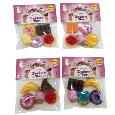 Іграшки колекційні у наборі Monster Gum mochi squishy Десерт бар T25004