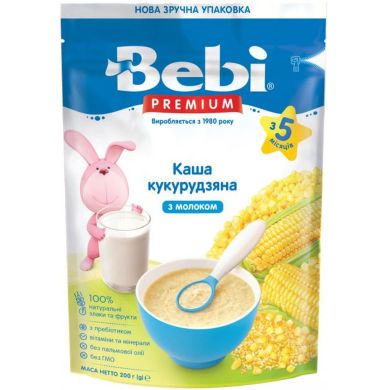 Каша молочна Кукурудзяна, з 5 місяців 200 г Kolinska 8606019654412