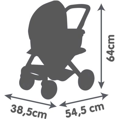 Коляска для ляльки Maxi-Cosi 3 в 1. Айворі зі знімною люлькою, 55x39x64 см 7600253122