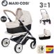 Коляска для ляльки Maxi-Cosi 3 в 1. Айворі зі знімною люлькою, 55x39x64 см 7600253122