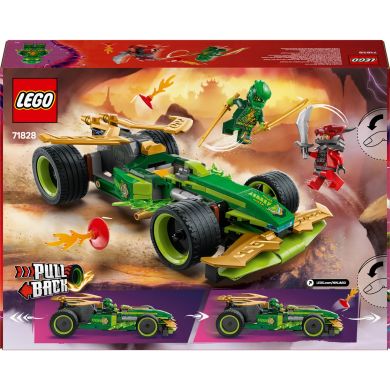 Конструктор Автомобіль для перегонів Лойда з інерційним двигуном LEGO Ninjago 71828