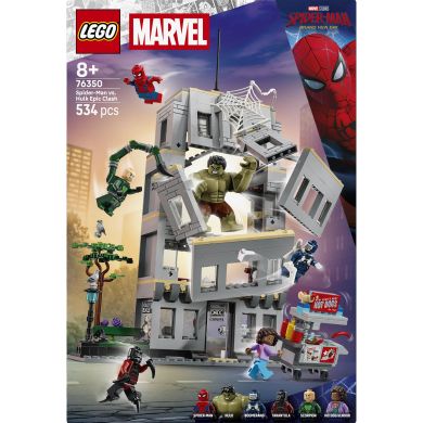 Конструктор Епічна сутичка Людини-Павука проти Халка Lego Super Heroes Marvel 76350