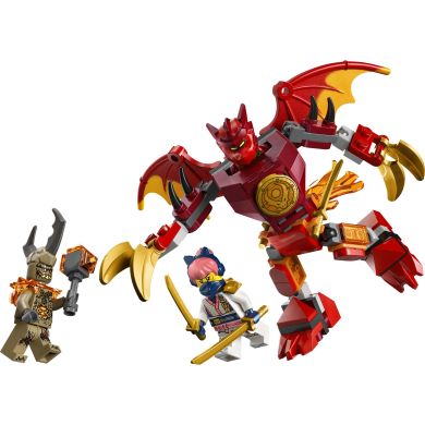 Конструктор LEGO Ninjago Бойовий набір робота Дракона Кая 71851