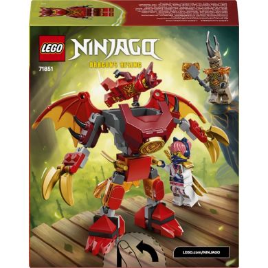 Конструктор LEGO Ninjago Бойовий набір робота Дракона Кая 71851