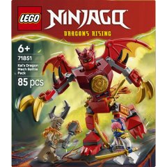 Конструктор LEGO Ninjago Бойовий набір робота Дракона Кая 71851