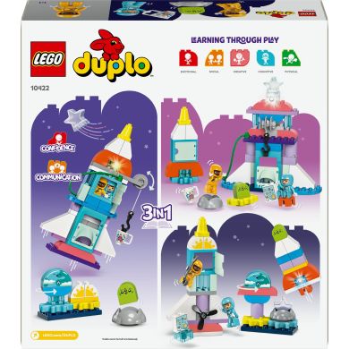 Конструктор Пригоди на космічному шатлі 3-в-1 LEGO DUPLO 10422