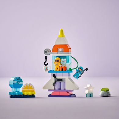 Конструктор Пригоди на космічному шатлі 3-в-1 LEGO DUPLO 10422