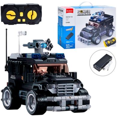 Конструктор SLUBAN M38-B1156 Power Bricks: Штурмова машина на радіокеруванні, 412 деталей
