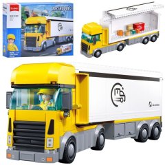 Конструктор SLUBAN M38-B1289 міська серія, трейлер, фігурка, 269 дет., кор., 38-28,5-7 см.