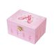 Музична люмінесцентна шкатулка-куб Балерина, з дизайном Пуанти, рожева Trousselier S50975