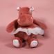 Мягкая игрушка DouDou Бегемот Тути в терракотовой юбке 22см HO3174