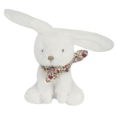 Мягкая игрушка DouDou Зайка с желтым шарфом 16 см DC3818