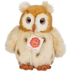 Мягкая игрушка Teddy Hermann Сова сидит бежевая 16 см 94162