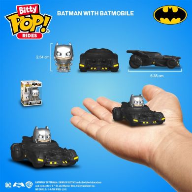 Набор фигурок BITTY POP! Ride серии DC БЕТМЕН И БЕТМОБИЛЬ 83621