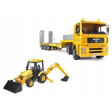 Набір іграшковий. Тягач MAN TGA з екскаватором JCB MIDI CX 01654