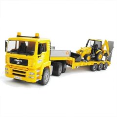Набор игрушечных. Тягач MAN TGA с экскаватором JCB MIDI CX 01654