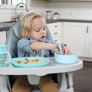 Набор тарелок Dish Set 12м+, цв.25 ​​Chicco 16002.25, Голубой