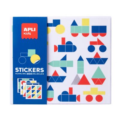 Наклейки APLI Kids геометричні: Транспортні засоби 18359