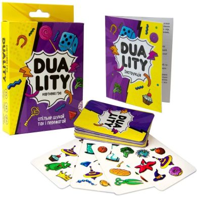 Настольная игра 30958 (укр) Duality, в кор-ке 14,2-9.3-2.3см STRATEG 30958
