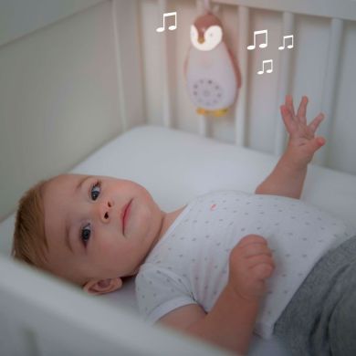 Нічник і музичний бокс Zazu Zoe Пінгвін Рожевий ZA-ZOE-03, Рожевий