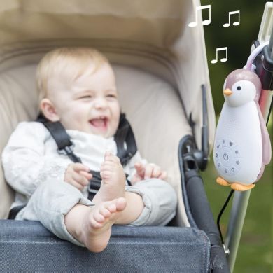Нічник і музичний бокс Zazu Zoe Пінгвін Рожевий ZA-ZOE-03, Рожевий