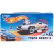 Олівці кол. тригран, 12 шт., мет.пенал Hot Wheels Kite HW21-058