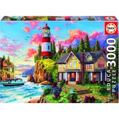 Пазл 3000 деталей Маяк, пейзаж EDUCA 18507
