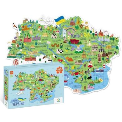 Пазл Карта Украины 6860741