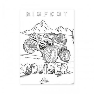 Розмальовка А4 1Вересня Monster Truck, 12 стор. 1 Вересня 742810