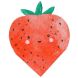 Серветки Strawberry Fields в формі полуниці Talking Tables STRAWB-NAPKIN-STRAWB