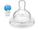 Соска силіконова Classic+ середній потік 2шт 3+ Avent SCF633/27, 2