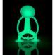 Силиконовый человечек Moluk Уги светящийся 13 см 43110, Салатовый