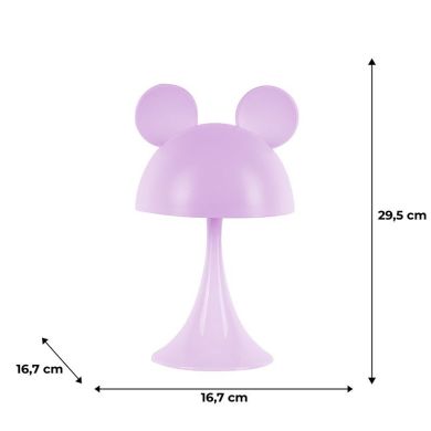 Светильник-ночник LED с аккумулятором Simple Mouse, фиолетовый Kite K25-317-2-5